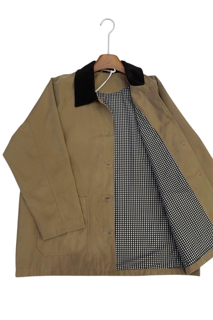 CHAQUETA CON CUELLO CONTRASTE Y BOLSILLOS GRANDES 3COLORES TY-M9156