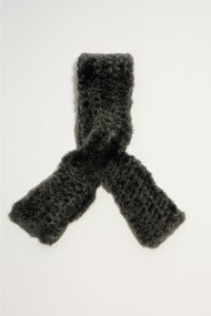 BUFANDA DE PELO DE CONEJO REX ESTAMPADO TB-WJ119