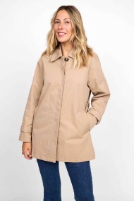 CHAQUETA TIPO TRENCH CLÁSICA CON CINTURÓN FBZMA1513