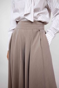 FALDA LARGA PLISADA CON BOLSILLOS FBZMR22304