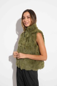 CHALECO PELO DE CONEJO  PC-LLL5486-29