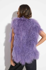 CHALECO PELO DE CORDERO TB-MJ2411251316 LILA