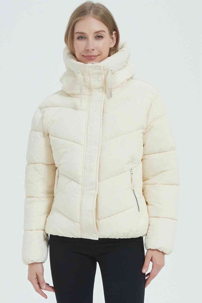 CHAQUETA ACOLCHADA CON CAPUCHA 4 COLORES OBRF2002
