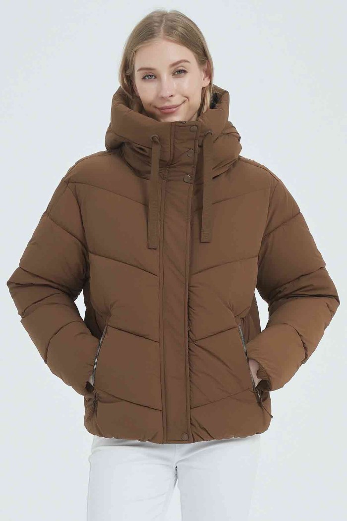 CHAQUETA ACOLCHADA CON CAPUCHA 4 COLORES OBRF2002