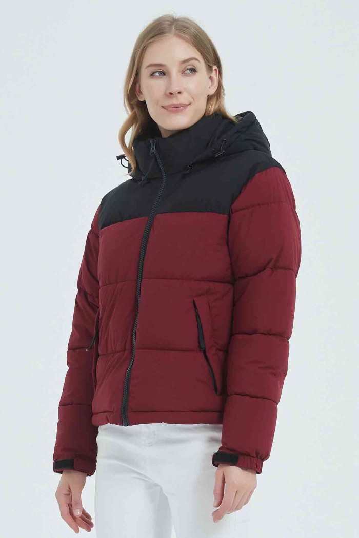 CHAQUETA ACOLCHADA BICOLOR 7 COLORES OBRF2008