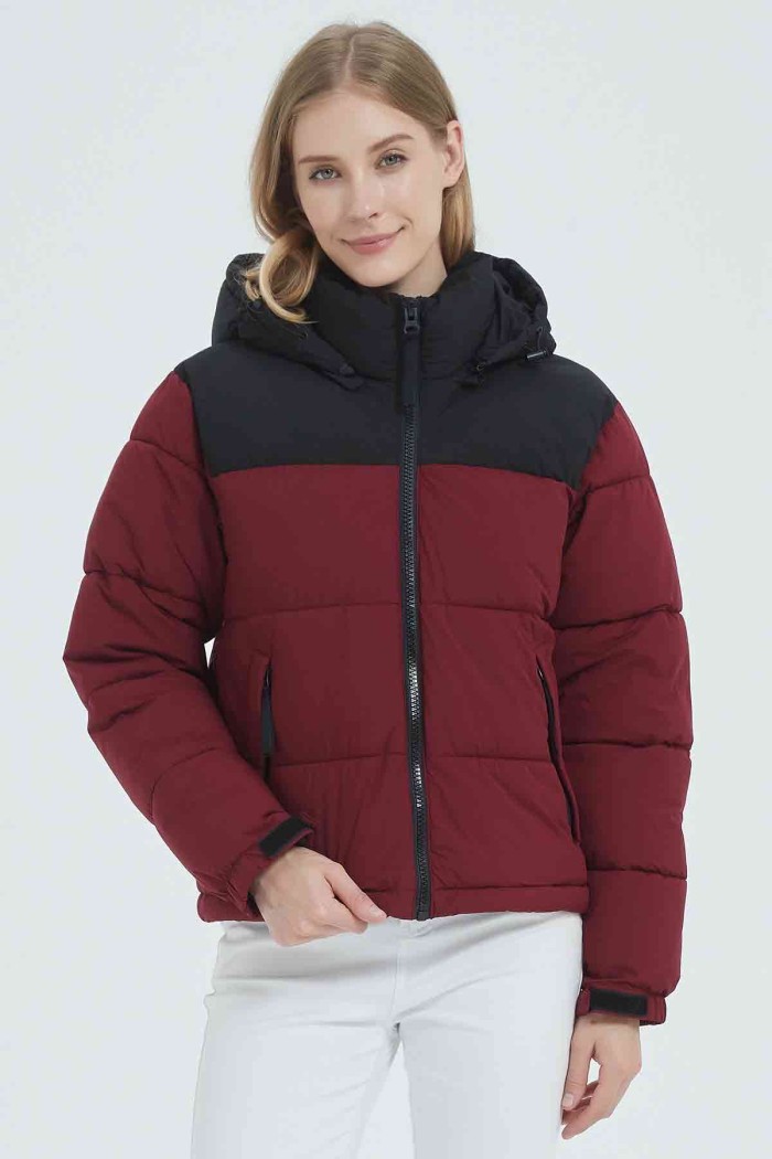 CHAQUETA ACOLCHADA BICOLOR 7 COLORES OBRF2008