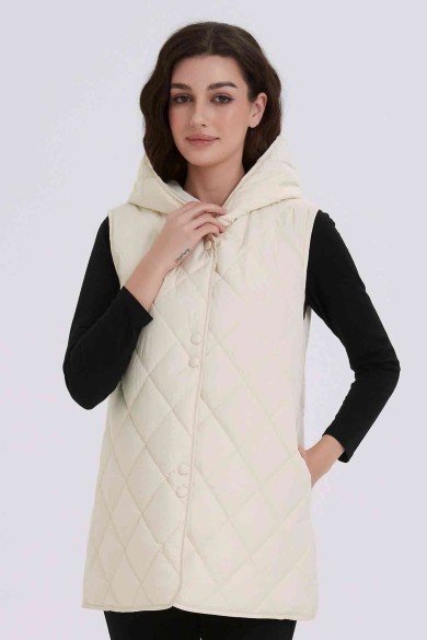 CHALECO ACOLCHADO CON CAPUCHA OBRF2052