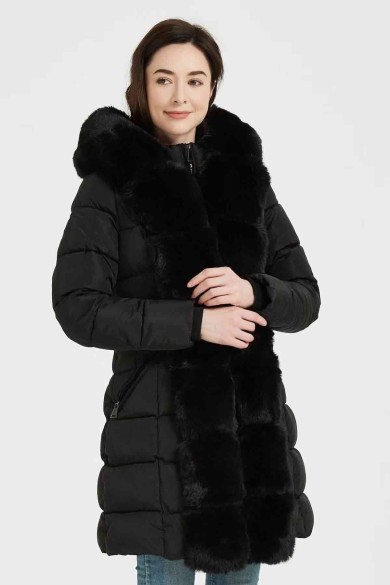 ABRIGO ACOLCHADO NEGRO OBRF304