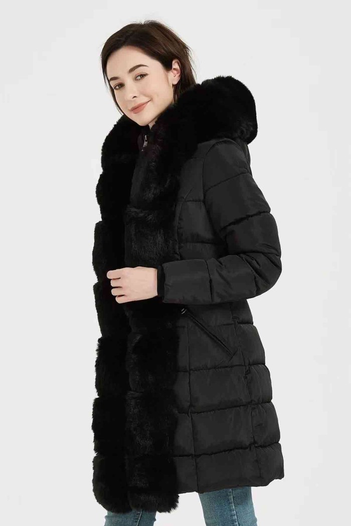 ABRIGO ACOLCHADO NEGRO OBRF304