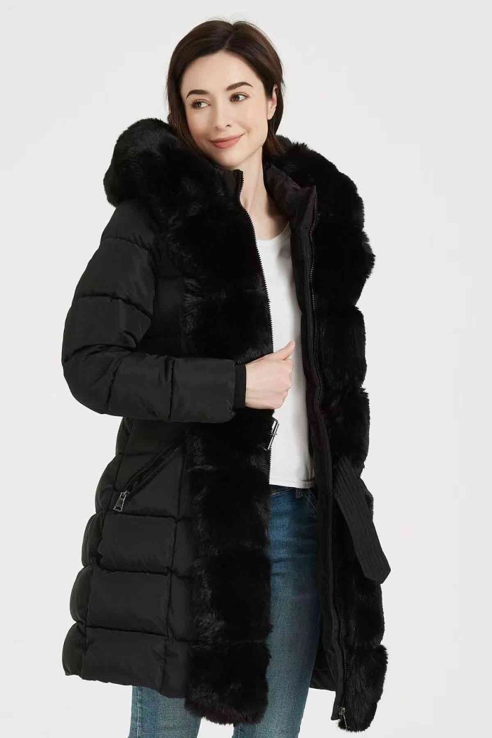 ABRIGO ACOLCHADO NEGRO OBRF304