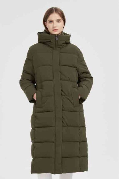 ABRIGO ACOLCHADO LARGO CON CAPUCHA 3 COLORES OBRF2072