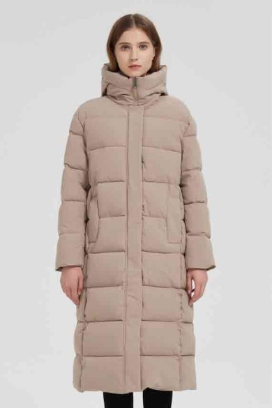 ABRIGO ACOLCHADO LARGO CON CAPUCHA 3 COLORES OBRF2072