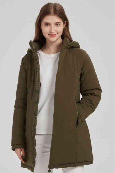 ABRIGO ACOLCHADO CON CAPUCHA 3COLORES OBRF2087