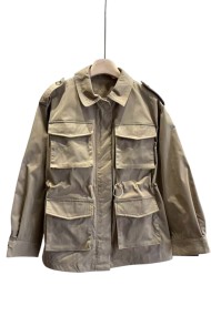 CHAQUETA SAFARI MULTIBOLSILLOS BEIGE FBZMA1571