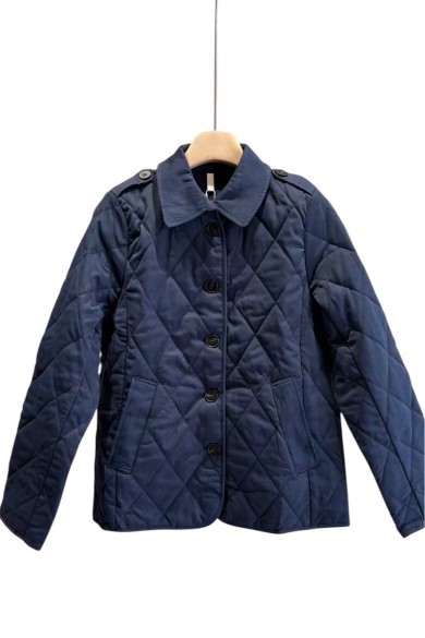 CHAQUETA ACOLCHADA ROMBOS AZUL MARINO FBZMA1562