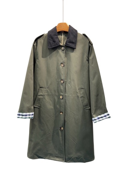 ABRIGO CON CUELLO PANA 2COLORES TY-Z56569