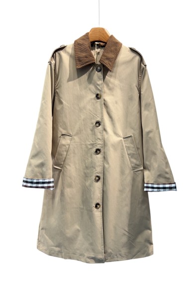 ABRIGO CON CUELLO PANA 2COLORES TY-Z56569