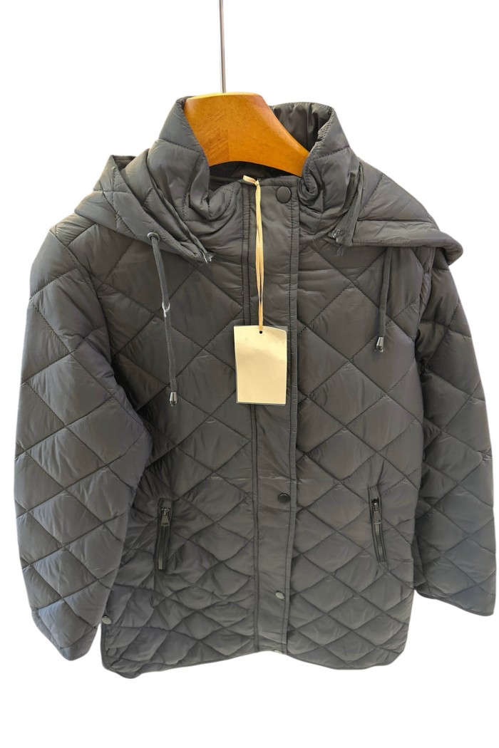 CHAQUETA ACOLCHADA CON CAPUCHA 4 COLORESTY-Z56573