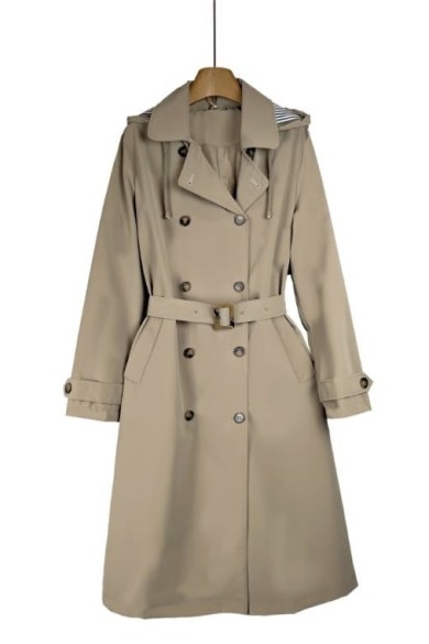 GABARDINA CLÁSICA CON CAPUCHA DESMONTABLE TY-Z56578