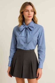 CAMISA AZUL CON LAZO XL FBZMR22215