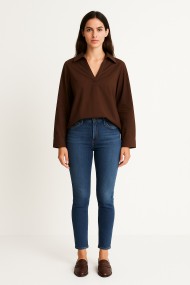 CAMISA MARRON FBZMA1582