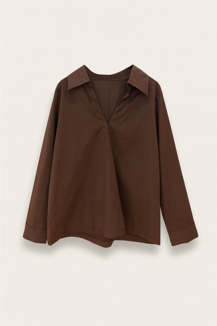 CAMISA MARRON FBZMA1582