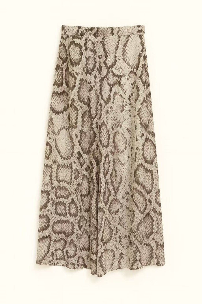 FALDA MIDI ESTAMPADO SERPIENTE FBZMR22415B