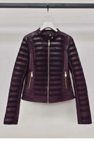 CHAQUETA POLIPIEL GRANATE TY-M9119