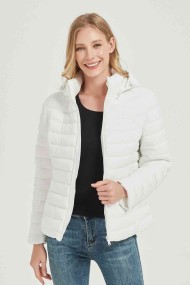 CHAQUETA ACOLCHADA FINA OBRF2015-BLANCA