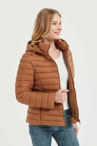 CHAQUETA ACOLCHADA FINA OBRF2015-NARANJA L-4XL