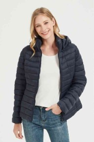 CHAQUETA ACOLCHADA FINA OBRF2015-AZUL MARINO L-4XL