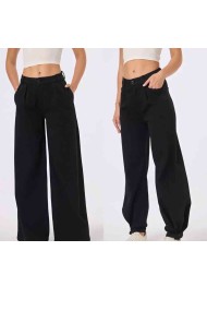 RELAXED WIDE LEG PANTS BLACK FBZT357-1