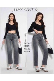 JEANS RECTOS LAVADO GRIS FBZL3873-17