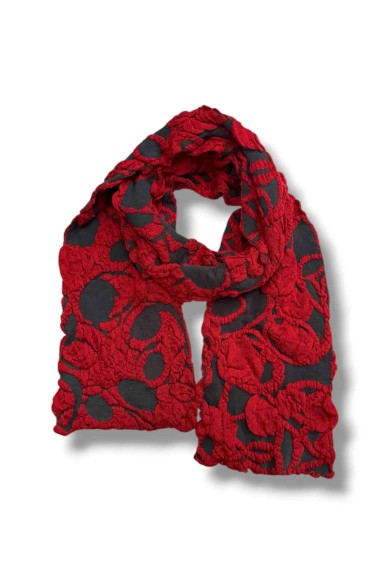 BUFANDA TEXTURIZADA BICOLOR CON RELIEVE VARIOS COLORES