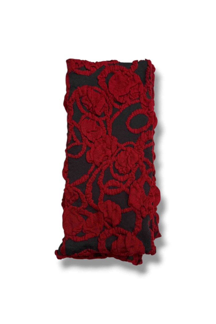 BUFANDA TEXTURIZADA BICOLOR CON RELIEVE VARIOS COLORES