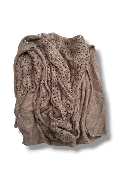 BUFANDA INFINITA DE PUNTO CALADO VARIOS COLORES