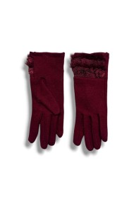 GUANTES CON ENCAJE Y DETALLE DE PELO VARIOS COLORES