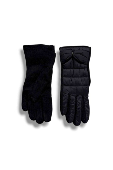 GUANTES ACOLCHADOS CON LAZO DECORATIVO VARIOS COLORES