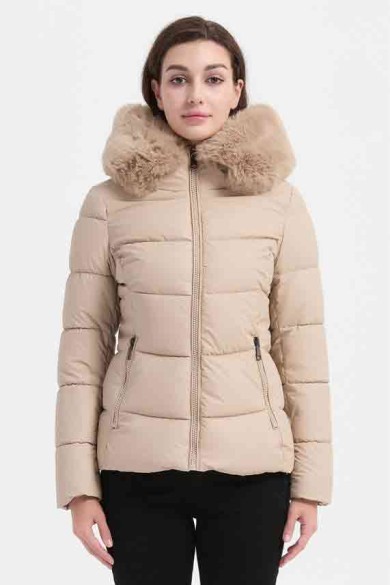 CHAQUETA CON CAPUCHA ACOLCHADA 4COLORES OBR-F2023