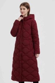 ABRIGO ACOLCHADO LARGO CON CAPUCHA 3COLORES OBRF2069