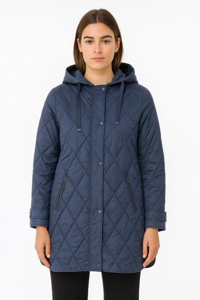 CHAQUETA LARGO ACOLCHADO CAPUCHA DESMONTABLE VARIOS COLORES TY-Z56218