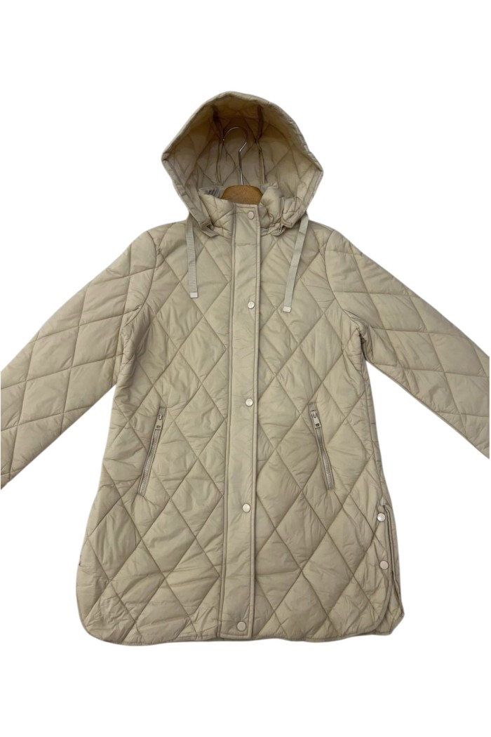 CHAQUETA LARGO ACOLCHADO CAPUCHA DESMONTABLE VARIOS COLORES TY-Z56218