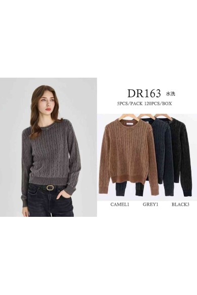 JERSEY CANALÉ CUELLO REDONDO VARIOS COLORES JY-DR163