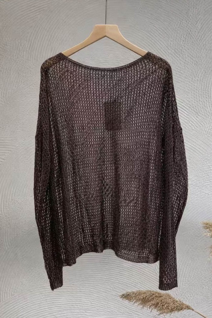 JERSEY CALADO TRANSPARENTE MANGA LARGA FBZMT9601