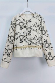 CHAQUETA CORTA MUJER BORDADA ESTILO BOHO TY-M9276