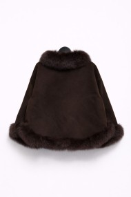 CHAQUETA CORTA DE LANA CON DETALLES EN PELO DE ZORRO 3COLORES PC-WT22174030-2