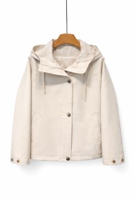 CHAQUETA DE MUJER CON CAPUCHA CORTA Y LIGERA TY-Z68012