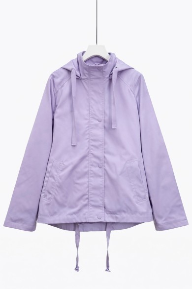 CHAQUETA DE MUJER CON CAPUCHA LIGERA Y CORTA TY-M9218