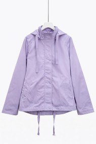 CHAQUETA DE MUJER CON CAPUCHA LIGERA Y CORTA TY-M9218