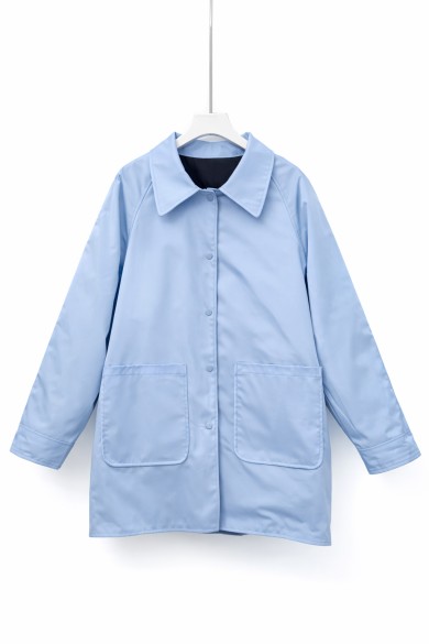 CHAQUETA DE MUJER TIPO PARKA LIGERA CON CUELLO CAMISERO TY-9219